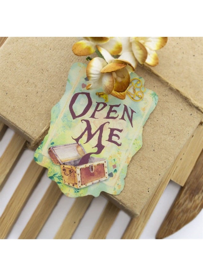 Summer-Ray.com Summer-Ray 50pcs Alice in The Wonderland Theme Gift Tags Favor Tags (Open Me) - Image 1