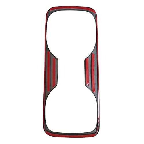 ruihe Carbon Fiber Pattern Car Gear Shift Knob Console Panel Trims Cup Holder Frame Cover Compatible with Fit for Ford Fusion 2017 2018 2019 2020 - Image 3