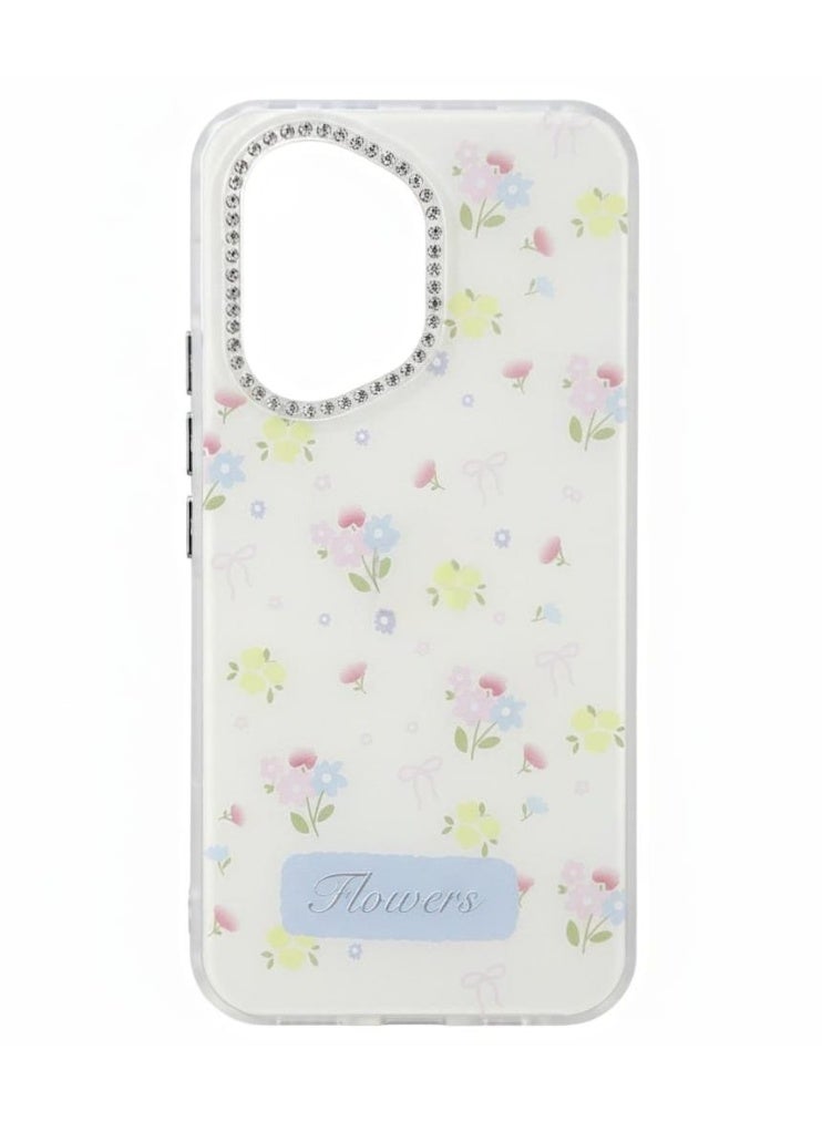 A premium case with a soft flower design for  Honor 400 that embodies simplicity - Image 1
