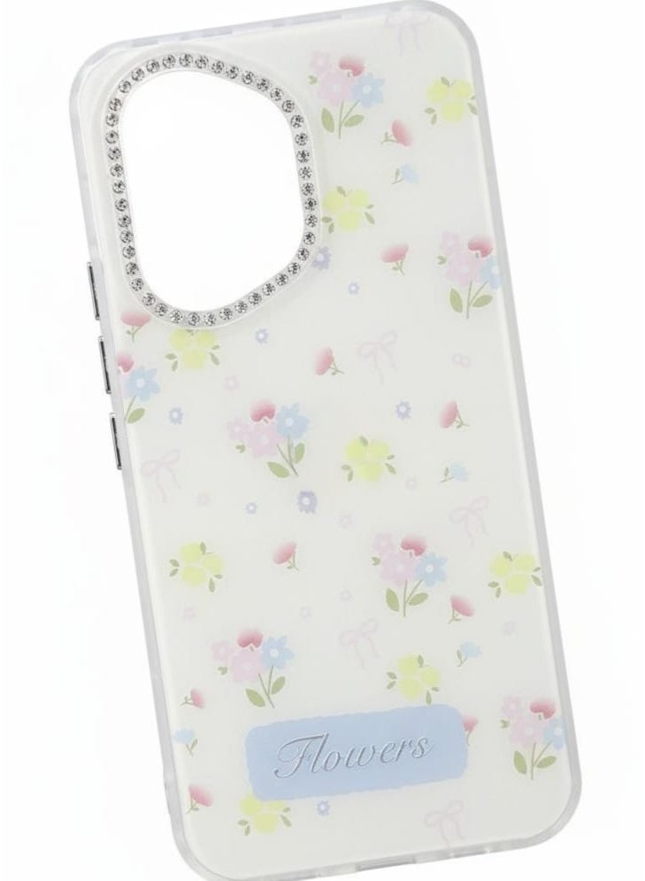 A premium case with a soft flower design for  Honor 400 that embodies simplicity - Image 2