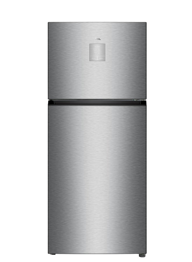TCL Refrigerator Top Freezer 16.5 Cu.Ft, 420 Liters Inverter 14.6 L 220 W P550TMS Sliver - Image 2