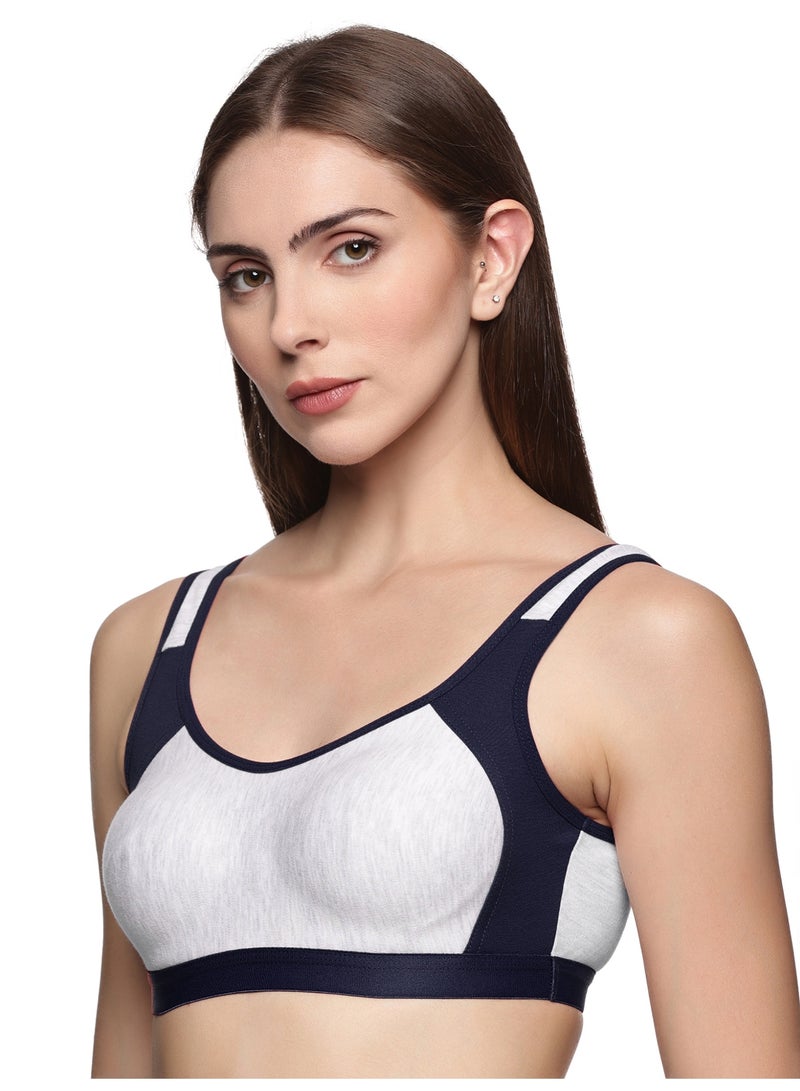 تينز لايفستايل حمالة صدر رياضية غير مبطنة متوسطة التأثير، تدعم طوال اليوم وسهلة الحركة - رياضية - Image 2