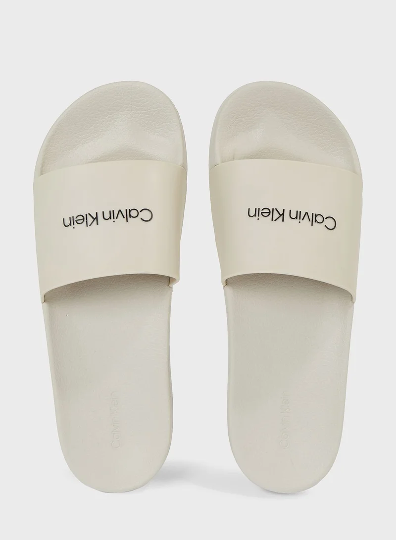 CALVIN KLEIN Logo Printed Slides