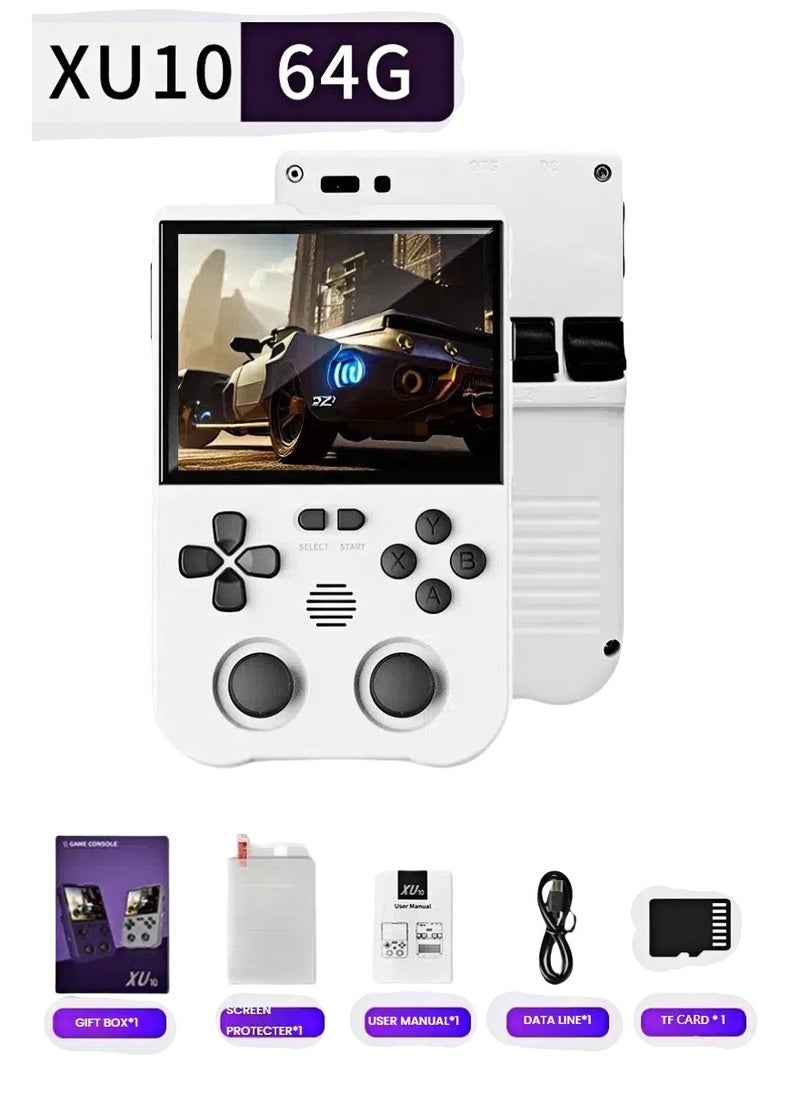 Generic XU10 Retro Handheld Game Console – 3.5” IPS, 8000 Preloaded Games, 64GB, 12 Languages (Arabic Support), Kids & Adults  - Image 2