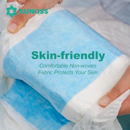 SUNKISS TrustPlus Adult Diapers with Maximum Absorbency, Unisex Disposable Incontinence Briefs with Tabs for Men and Women, Odor Control, Large, 15 Count - Image 5