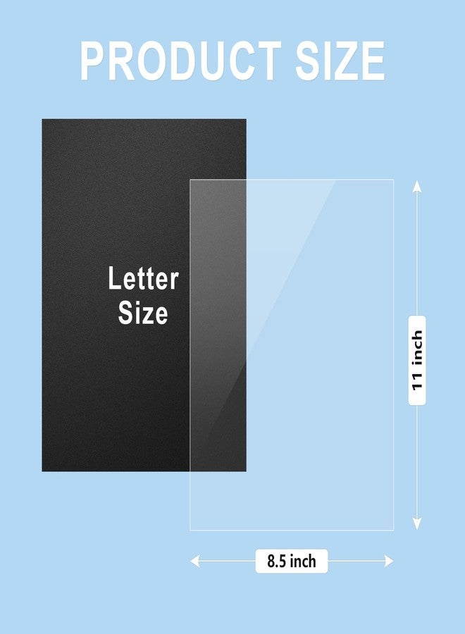 HOUYEE 180 Pack Binding Covers Set: 60 Pcs 3/8 Inch Black Binding Combs, 8.5x11 Inches, 60 Pcs 10 Mil Clear Binding Covers, 60 Pcs 12Mil Black Sand Texture, Letter Size - Image 2