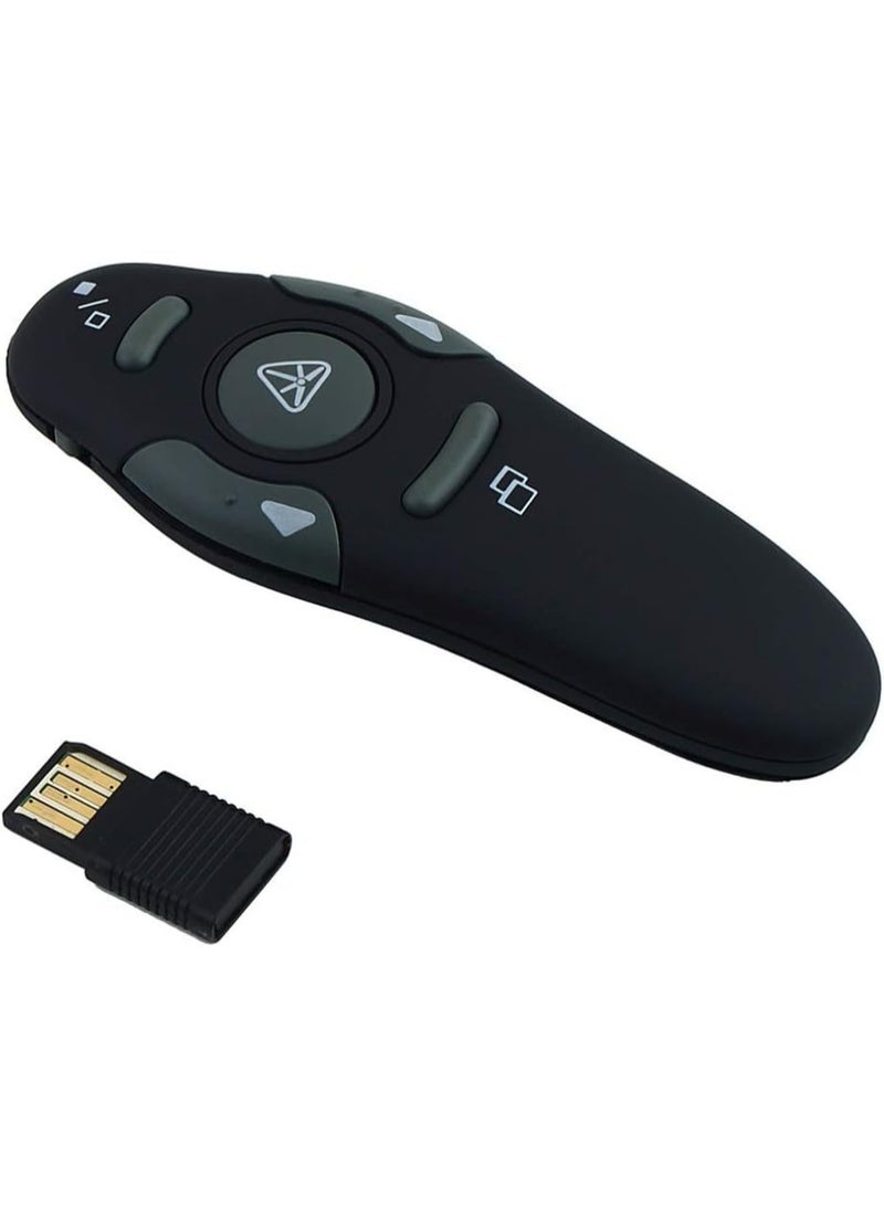 جهاز تحكم لاسلكي للعروض التقديمية مع مؤشر ليزر ومستقبل USB للتنقل بين الشرائح والتحكم أثناء الشرح - Image 5