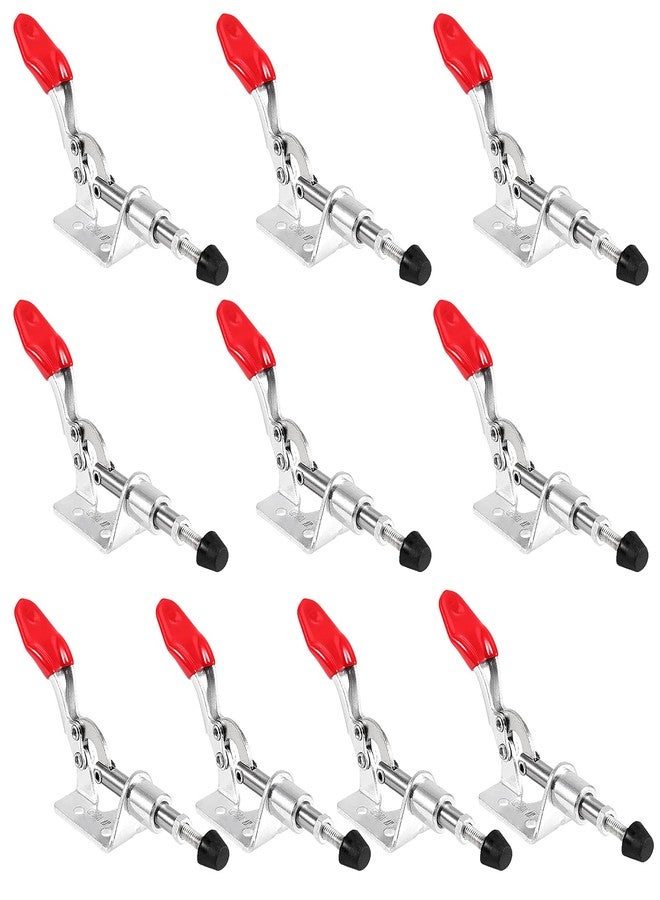 MUKLEI 10 Pack Adjustable Toggle Clamp 301 AM, Push Pull Toggle Clamps Quick Release Vertical Clamp for Welding, Woodworking, 99 lbs Max Clamping Force - Image 2