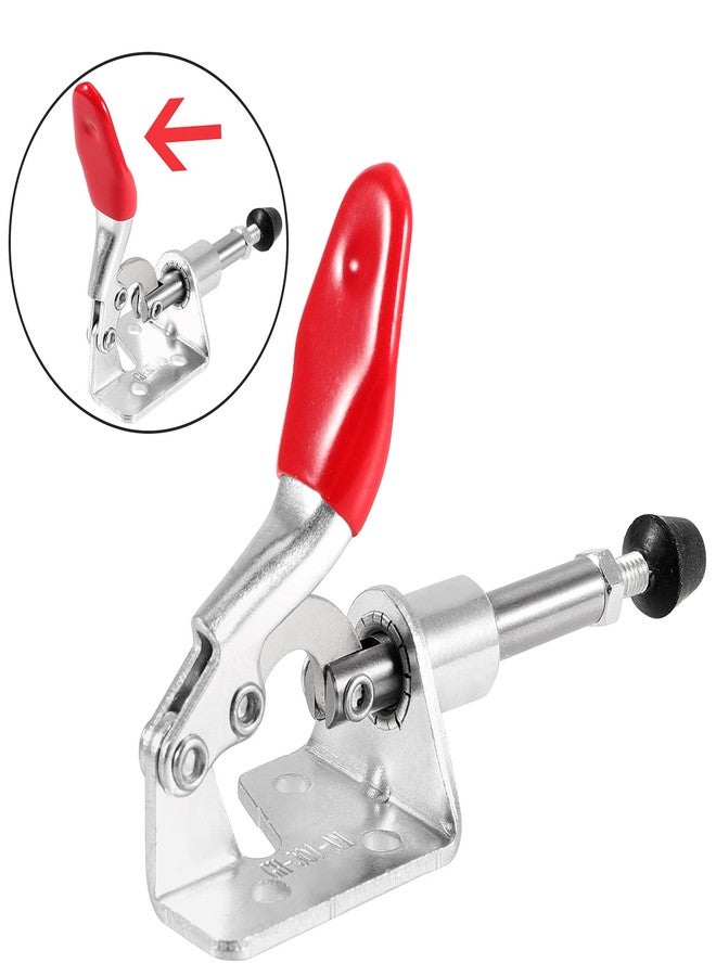 MUKLEI 10 Pack Adjustable Toggle Clamp 301 AM, Push Pull Toggle Clamps Quick Release Vertical Clamp for Welding, Woodworking, 99 lbs Max Clamping Force - Image 4