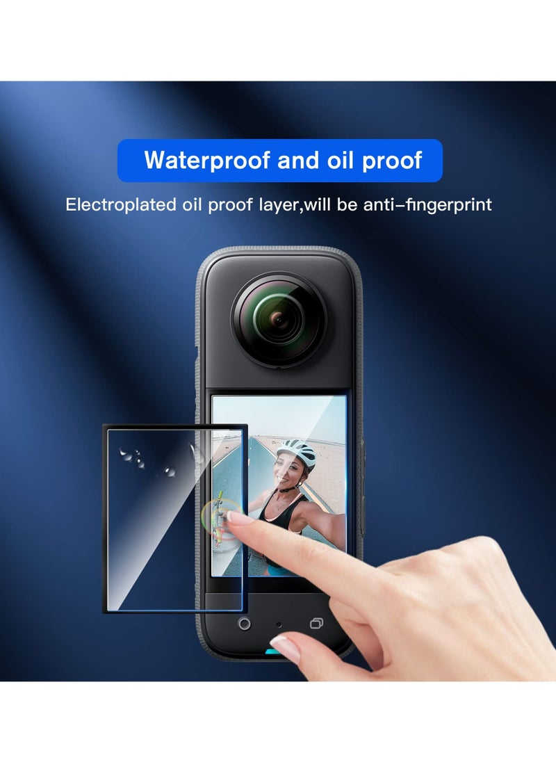 SYOSI - Curved Screen Protector for Insta360 X3, Flexible TPU Curved Film Screen Protector Compatible with Insta360 X3 Accessors (4 Pack) - Image 1