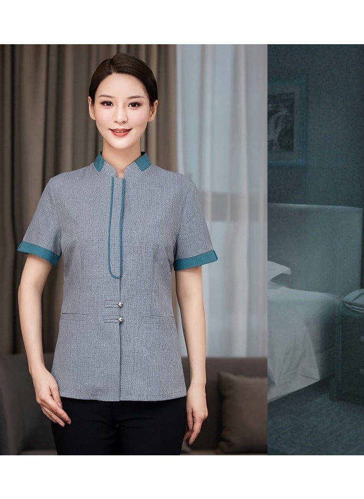 KUYING New Summer Cleaner Work Clothes 