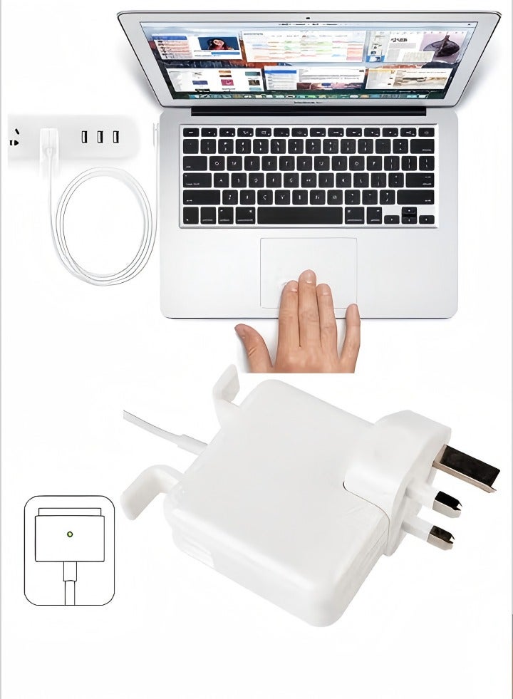 60WT Apple Laptop Charger Magnetic Suction Head Laptop Adapter Suitable For A1425/A1435/A1502  - Image 1