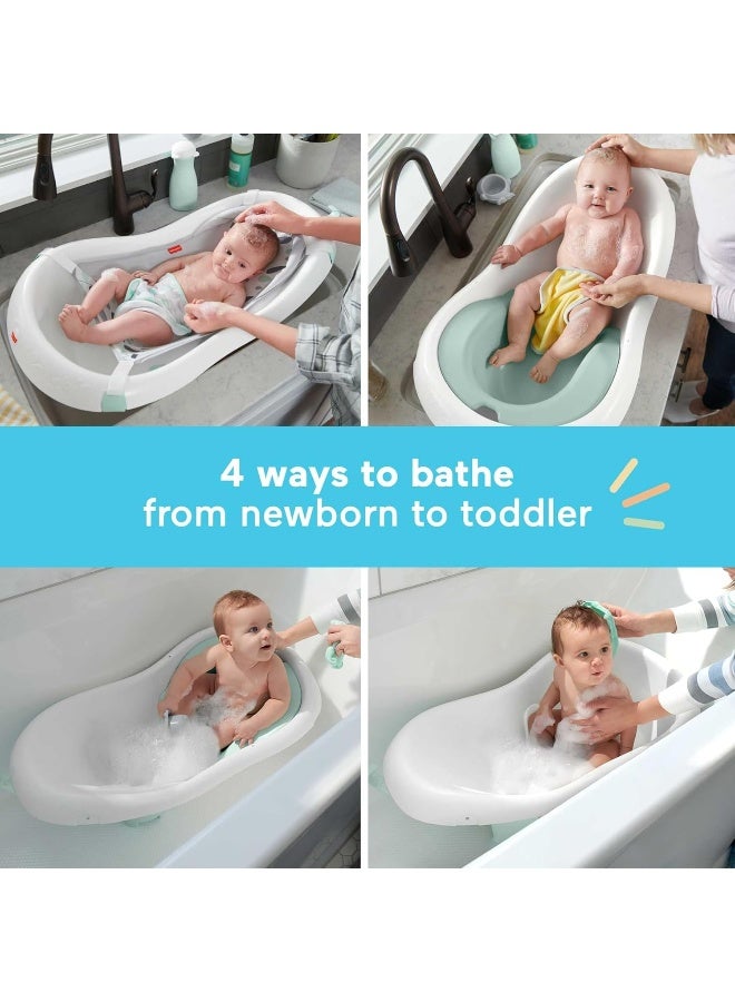 Fisher-Price Baby to Toddler Bath 4-in-1 Sling â€˜n Seat Tub with Removable Infant Support and 2 Toys - Image 4