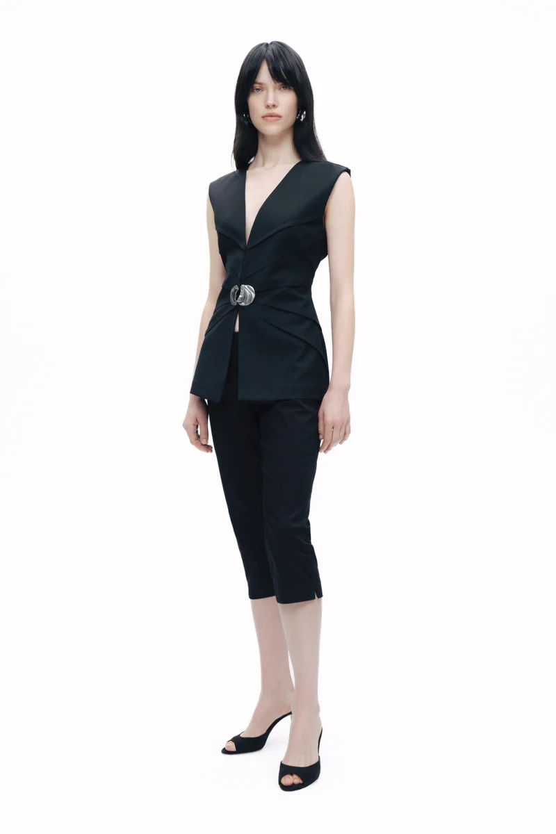 Nocturne Vest with Metal Accessories