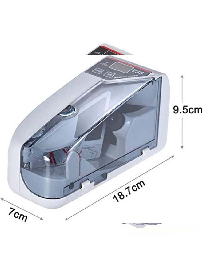 Money Counter  Portable Money Counter Mini Bill Cash Counting Machine Handy Suitable for Multi-Currency Handy Banknote Counter
