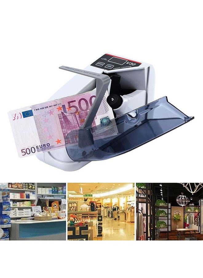 Money Counter  Portable Money Counter Mini Bill Cash Counting Machine Handy Suitable for Multi-Currency Handy Banknote Counter
