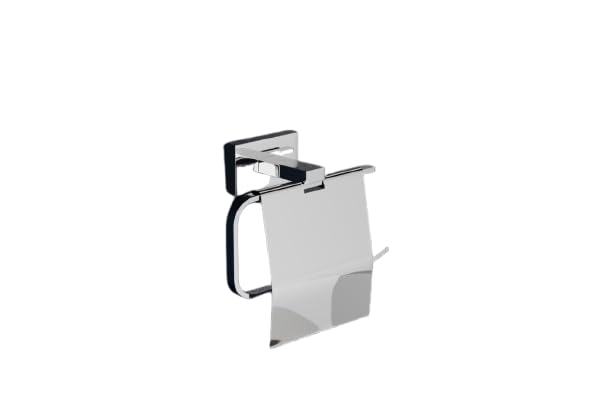 Cordial 304 Stainless Steel Paper/Tissue Holder with Cover (Crome_Pack of 1) - Image 1