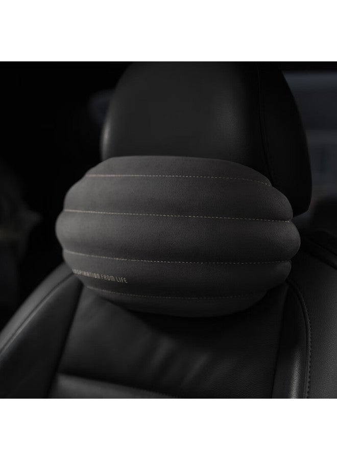 Bbdd Car Air Headrest, Neck Pillow For Vehicles, In-car Cushion, Memory Foam, Comfortable Car Pillow, Simple Design, Off-white - Image 3