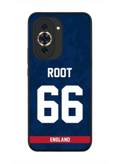 Cover for Huawei nova 10 4G Case , Rugged Black Slim fit Soft Flexible Thin Protective Phone Cases - Player Name - Joe Root, Jersey Number- 66