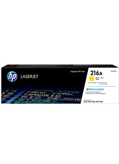HP Toner HP 216A Original Toner Cartridge W2412A Yellow for HP Color Laserjet Pro MFP M183fw Toner M182n M183fdw M182 M182nw M155 Printers  - Image 1