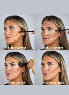 W7 Lift & Sculpt Cream Contour Kit - Concealing, Highlighting & Contouring Makeup Palette - Step-by-Step Instructions Included - pzsku/Z06731134A9A85F4CC851Z/45/_/1734700836/542f9fc7-5828-4061-9775-e56dbfe69302