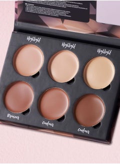 W7 Lift & Sculpt Cream Contour Kit - Concealing, Highlighting & Contouring Makeup Palette - Step-by-Step Instructions Included - pzsku/Z06731134A9A85F4CC851Z/45/_/1734700842/bf5dce49-47f5-4fbf-ba33-2b07c318d33a