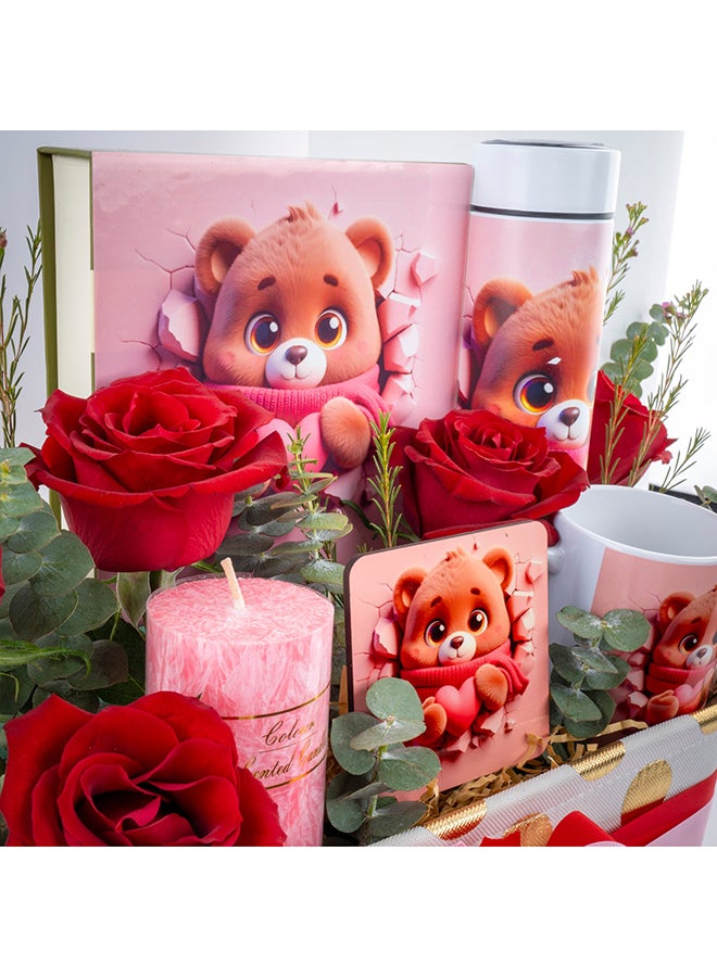 Ferns N Petals Love & Warmth Valentine Gift Hamper - Image 2