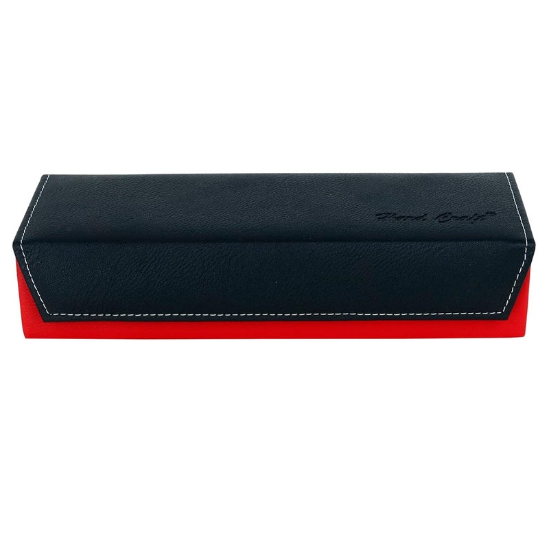 Hard Craft Watch Box Organizer Vegan Leather for 5 Watches - Image 2