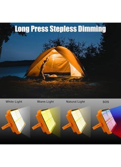 Panvil Outdoor LED Solar Work Light – 300W 10000 Lumens Job Site Light with 12000mAh Rechargeable Battery, Stepless Brightness Control, USB Charging, Portable and Waterproof Floor Light for Emergency, Power Cuts, Camping, and Construction Work  - Image 2