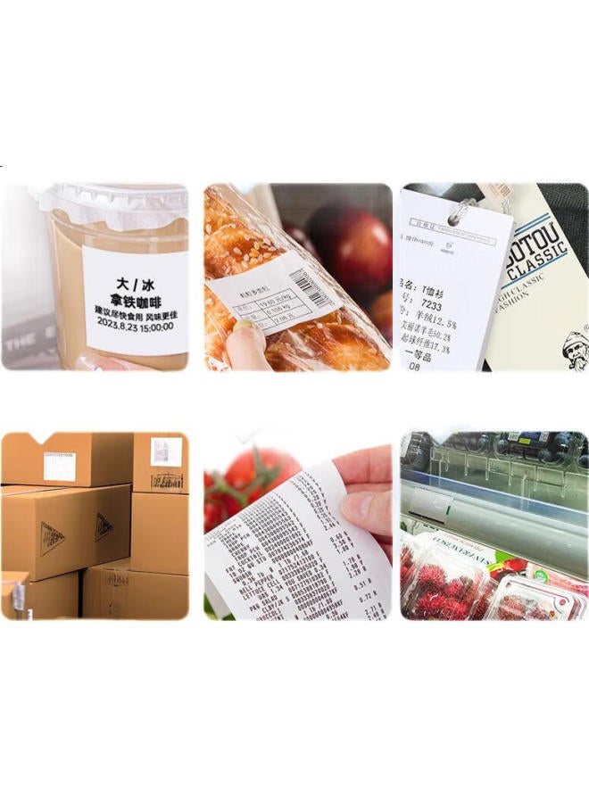 HPRT طابعة الملصقات الحرارية Hprt D25 لطباعة الباركود وملصقات QR للملابس والسوبرماركت وشاي الفقاعات والملصقات وطباعة أسعار الطعام - Image 3