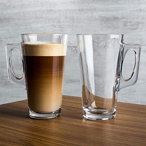 Mevanta Premium Glass Tea and Coffee Cup 200ML Set of 6 Transparent Glass Cups Set for Milk Cup, Hot/Cold Drinks Cups, Herbal Tea, Green Tea, Lemon Tea Cup Set for Ideal Gift Uses (6, BX-16) - Image 2