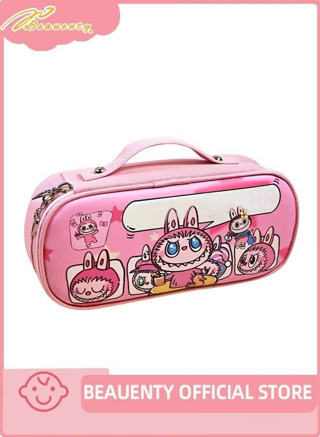 بيوينتي منظم حافظة اقلام رصاص، حافظة منظم اقلام ماركر، مقلمة مستلزمات فنية، منظم حقيبة السفر، لوازم مدرسية لطلاب الجامعات المتوسطة والثانوية والمكتب - Image 1