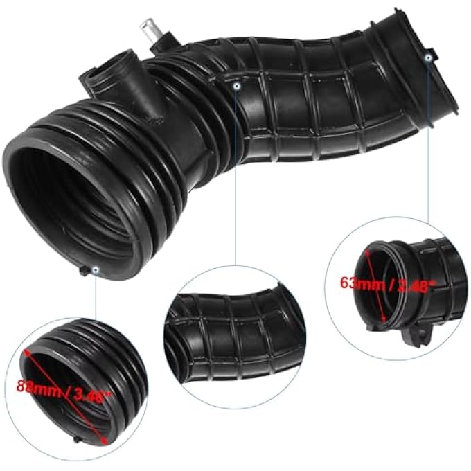 CHEFRU Air Intake Tube Hose Compatible With Acura For TSX 2.4L L4 2006 2007 2008 Auto Engine Air Duct Filter Pipe Air Intake Hose 17228 RBB A00 Car Accessories - Image 4