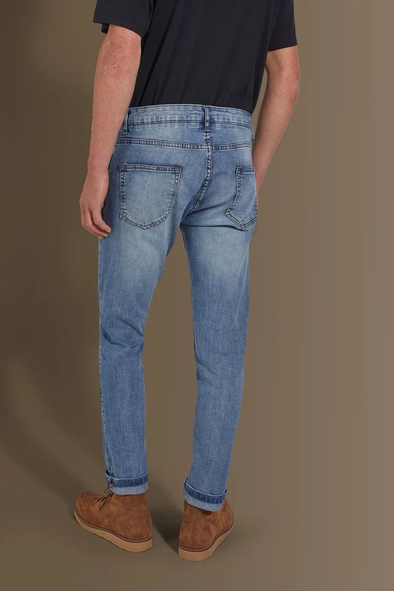Doppelganger Blue Denim 5 pockets - LT Denim for Men | Best Price UAE