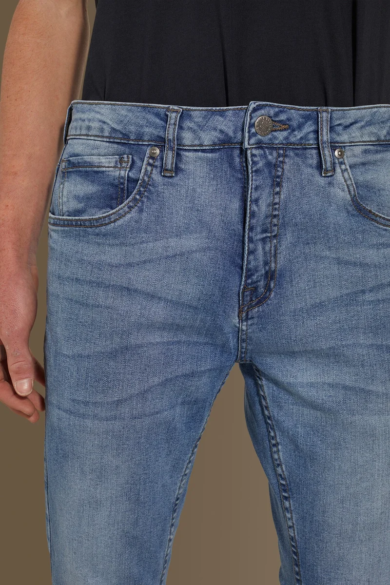 Doppelganger Blue Denim 5 pockets - LT Denim for Men | Best Price UAE
