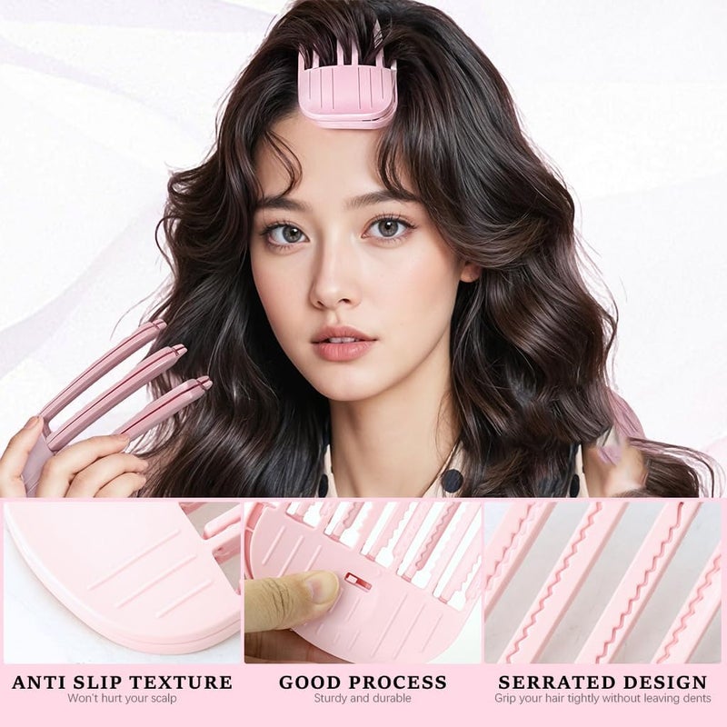 Hannea ® 2Pcs Hair Volumizer Hair Volume Clips for Women Men, Hair Puff Clips for Women, 3 & 6 Teeth Instant Comb for Fluffy Bangs, Volumizing Hair Clips No-Trace Hair Root Lifting Clips - Image 4