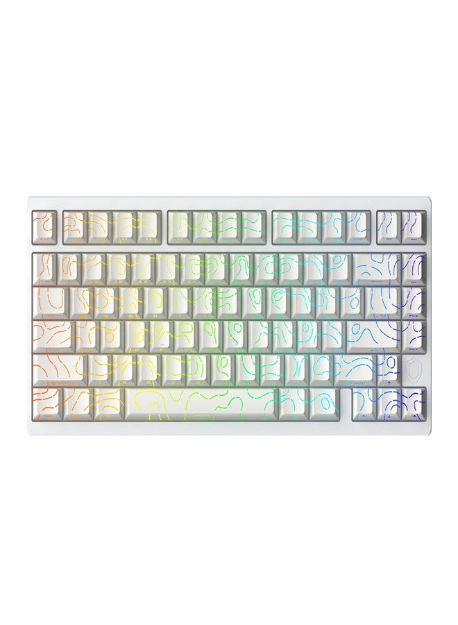 IROK MG75PRO 81 Keys Wired Magnetic Switch Mechanical Keyboard, Hall Effect, 8KHZ/ARGB/CNC Aluminum, Gasket Structure Gaming Keyboard(White) - Image 1