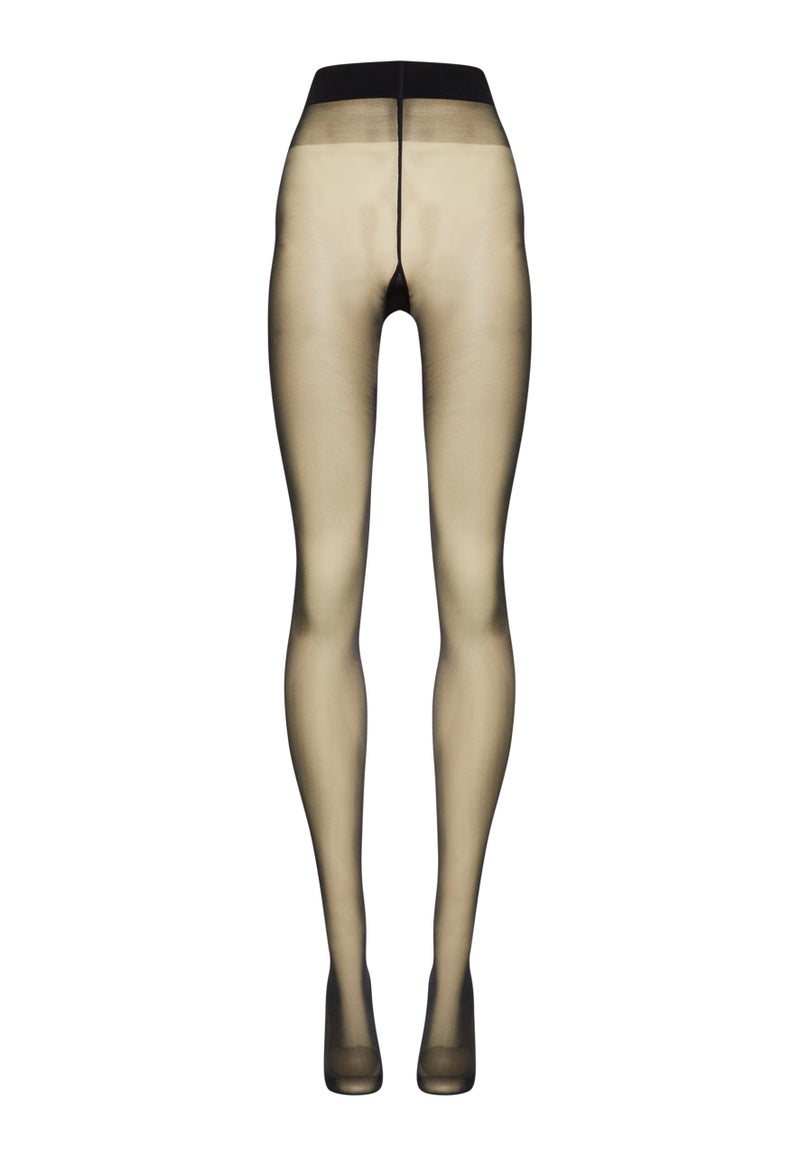 Wolford Women's Satin Touch 20 Comfort Tights, Black, L - Image 4