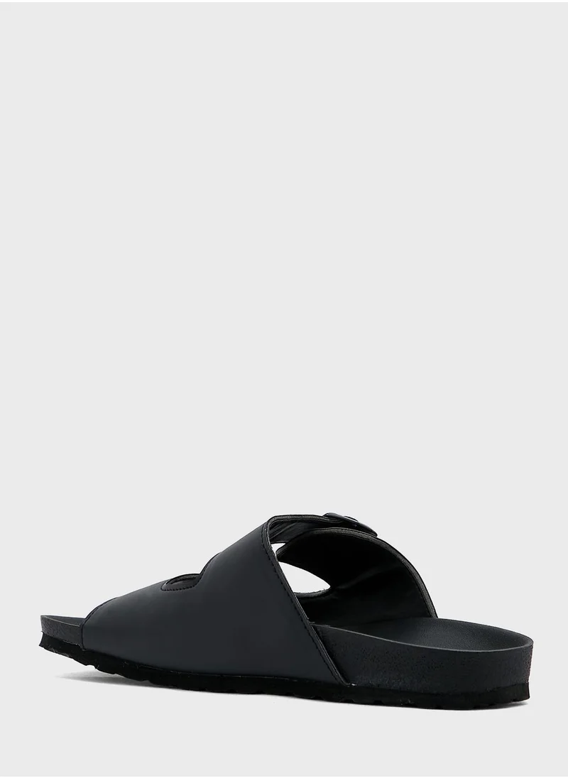 Robert Wood Casual Buckle Sandals