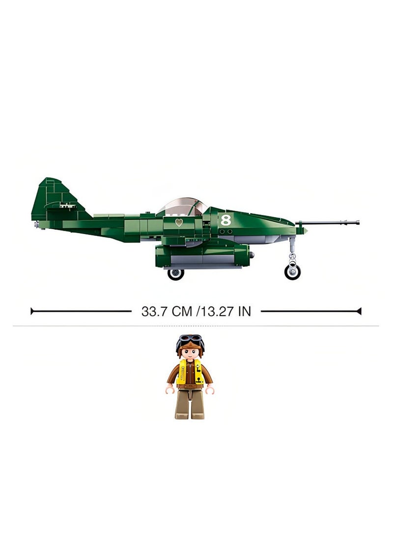 Sluban Sluban - Army (Battle of Budapest) Fighter Aircraft 338 Pieces - M38-B0977  - Image 3