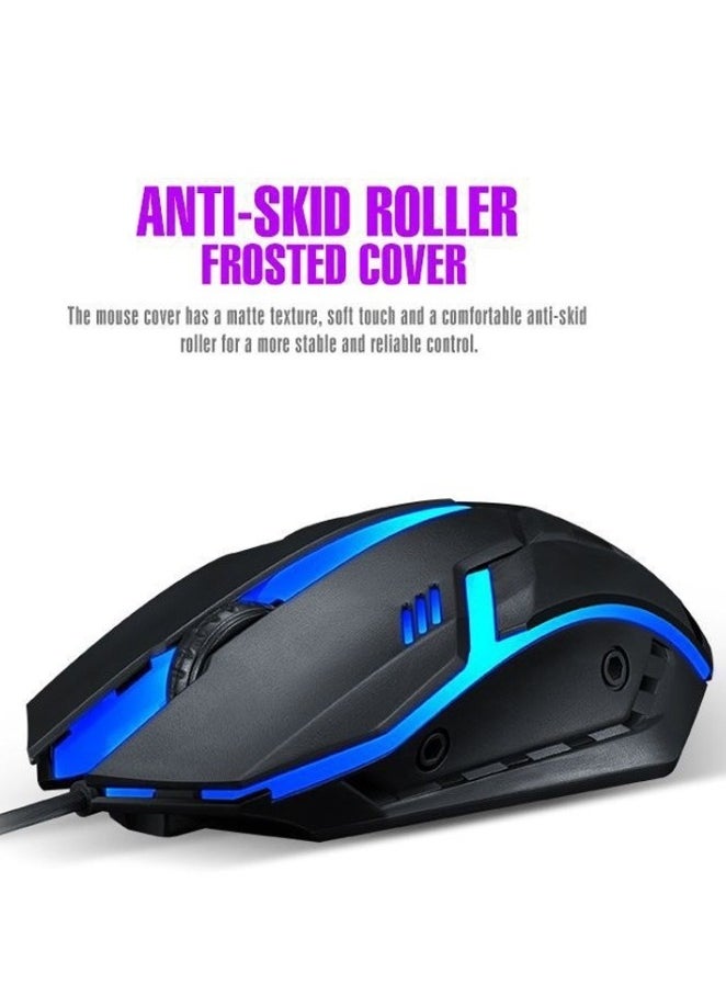 Generic - FOREV Gaming Keyboard and Mouse Set, Model FV-Q3055, Rainbow Backlight, Mechanical Design, USB 2.0. - Image 1