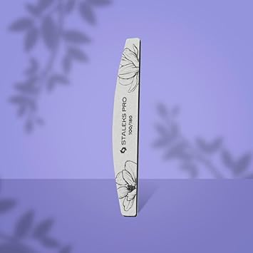 STALEKS مبرد أظافر معدني محترف STALEKS PRO 100 و 180 حبيبة لتجميل الأظافر والعناية بالقدمين مثالي للأظافر الطبيعية والصناعية مجموعة للاستخدام الفردي مكونة من 25 قطعة Staleks Expert NFE40 100180 - Image 3