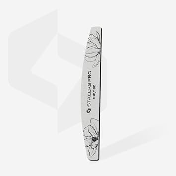 STALEKS مبرد أظافر معدني محترف STALEKS PRO 100 و 180 حبيبة لتجميل الأظافر والعناية بالقدمين مثالي للأظافر الطبيعية والصناعية مجموعة للاستخدام الفردي مكونة من 25 قطعة Staleks Expert NFE40 100180 - Image 2