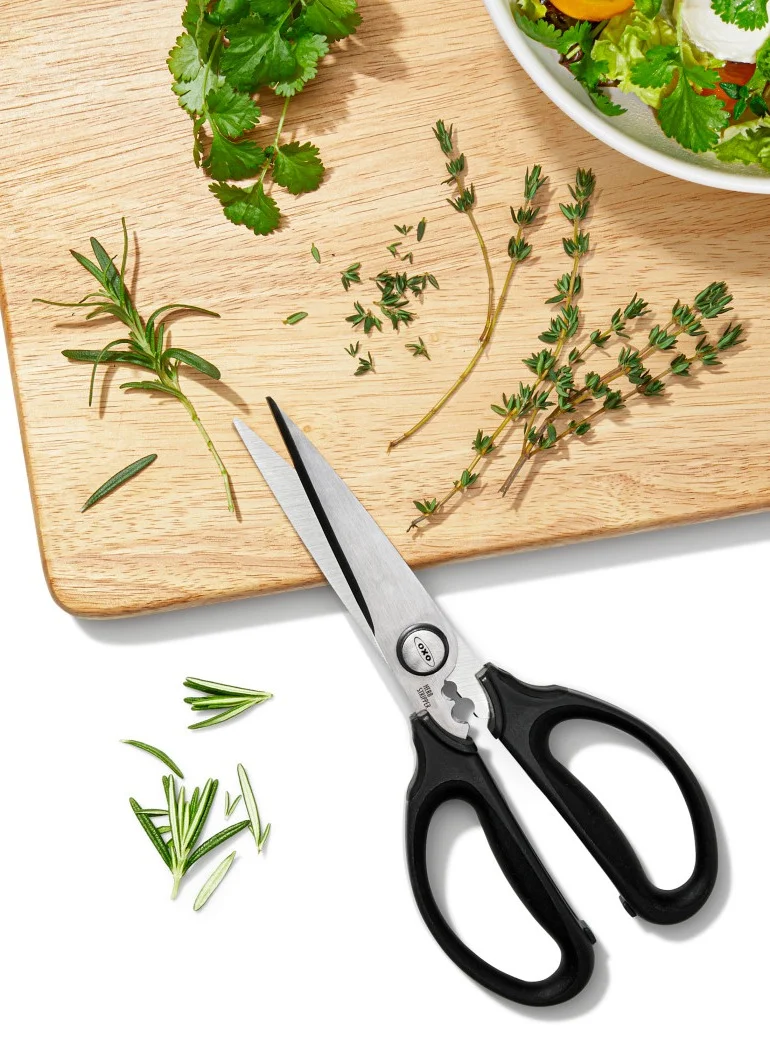 OXO OXO GG KITCHEN AND HERB SCISSORS Black/Silver 12.7x8.89x22.54centimeter