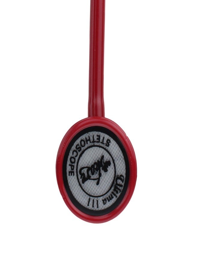 Vkare Single Head Premium Stethoscope - V-Neuvo - Red Colour - Image 4