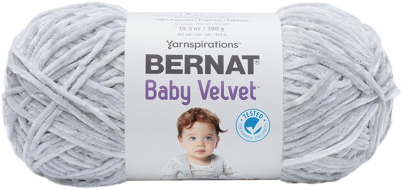 Bernat Baby Velvet Yarn Misty Gray