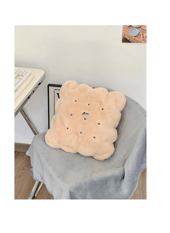 Generic - Biscuit Pillow And Blanket Can Be Used For Both Car And Sofa Cushions, Suitable For Travel, Airplanes, Trains, Beds, Offices, And Rest - Image 1