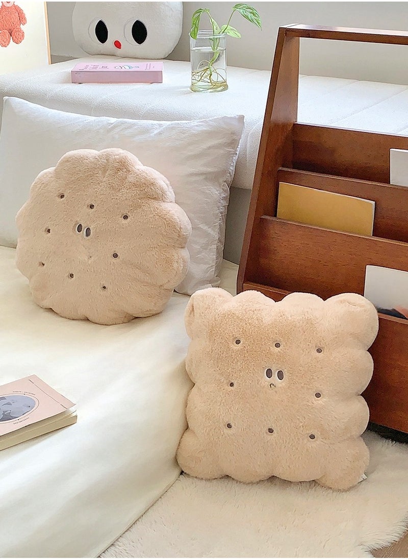 Generic - Biscuit Pillow And Blanket Can Be Used For Both Car And Sofa Cushions, Suitable For Travel, Airplanes, Trains, Beds, Offices, And Rest - Image 1