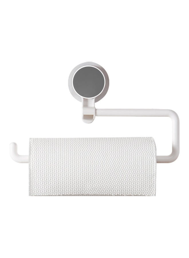 Alyashmac Wall Mounted Paper Towel Holder White 31x2.5x10cm - Image 1