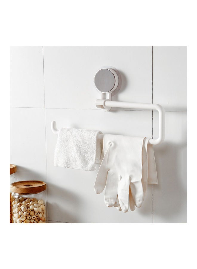 Alyashmac Wall Mounted Paper Towel Holder White 31x2.5x10cm - Image 3